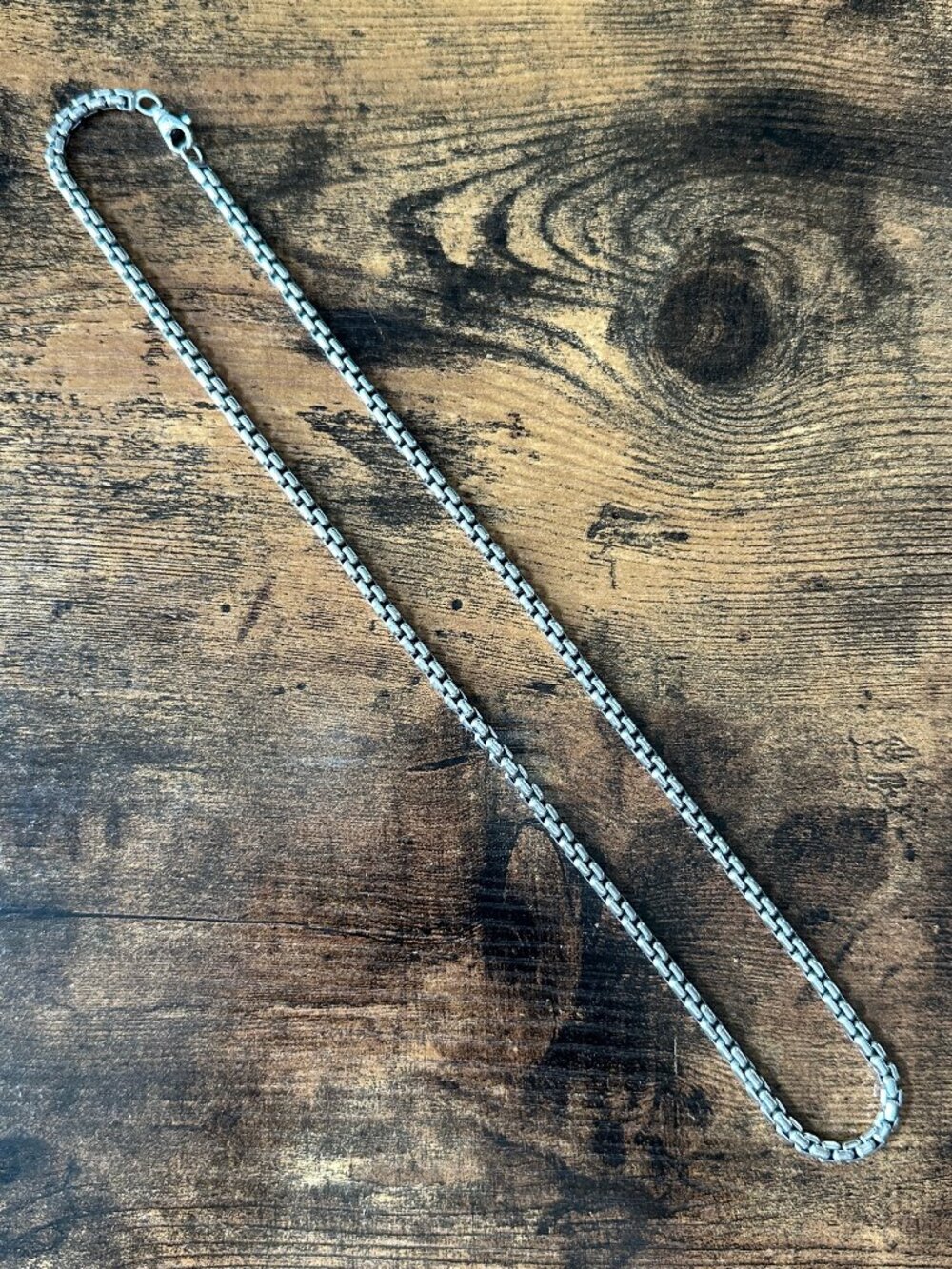 David Yurman Box Chain Necklace in Sterling Silver - 4.8mm - 24"